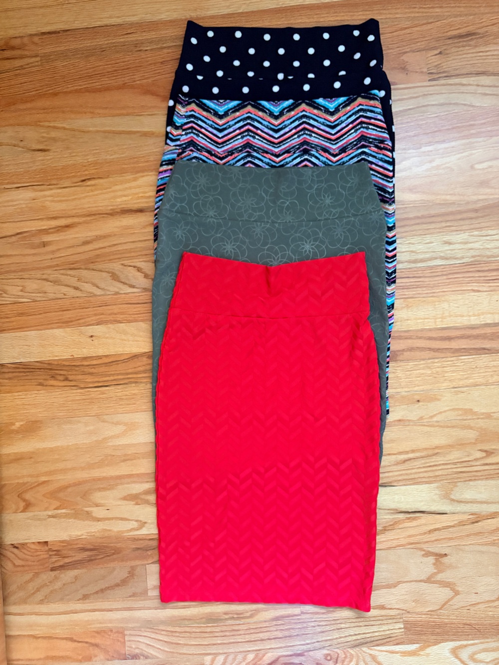 LuLaRoe Pencil Skirt Bundle (4 skirts, all size medium)